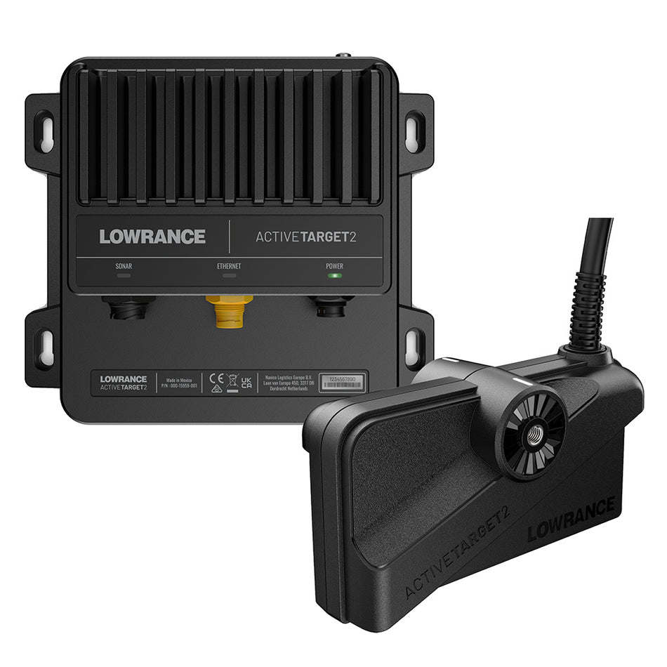 Lowrance - ActiveTarget 2 Live Sonar with Transducer (Module + XDCR + Mounts) — Quality Boat Parts