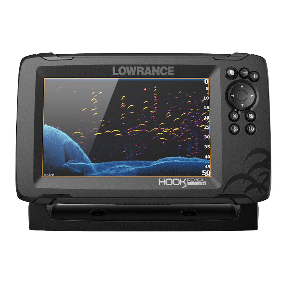 Lowrance - HOOK Reveal 7 Combo with 50/200kHz HDI Transom Mount & C-MAP Contour + Card — Quality Boat Parts