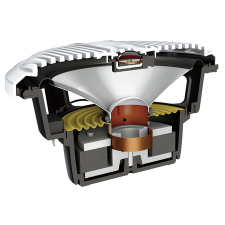 Pioneer - 7.7" ME-Series Speakers - Classic White Grille Covers, 250W — Quality Boat Parts