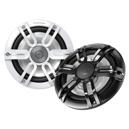 Pioneer - 7.7" ME-Series Speakers - Black & White Sport Grille Covers, 250W — Quality Boat Parts