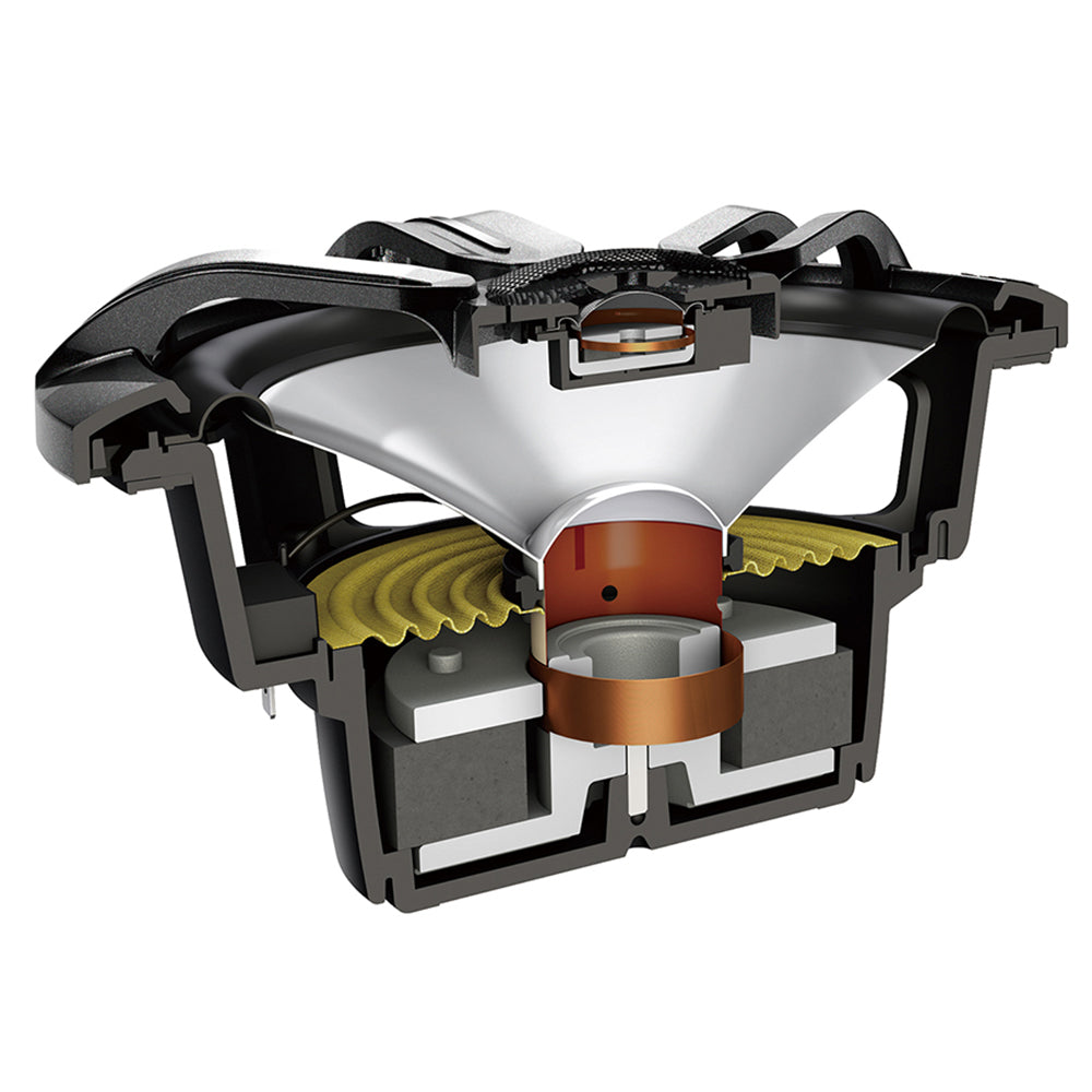 Pioneer - 7.7" ME-Series Speakers - Black & White Sport Grille Covers, 250W — Quality Boat Parts