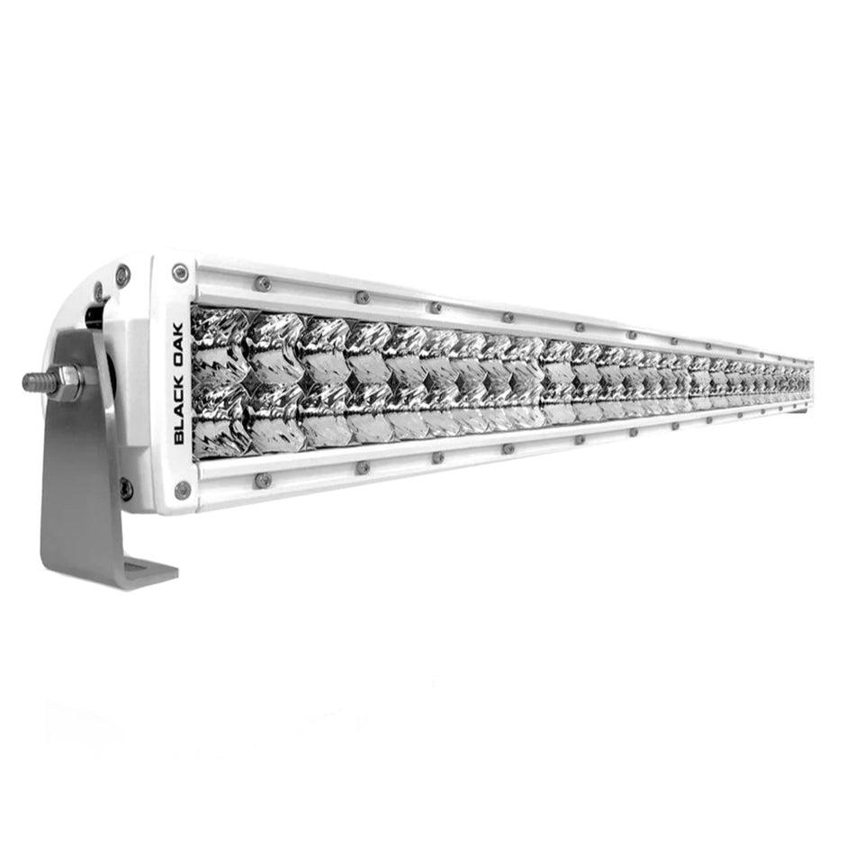 Black Oak - Pro Series 2.0 Double Row LED Bar - 5W, 60", Combo White — Quality Boat Parts
