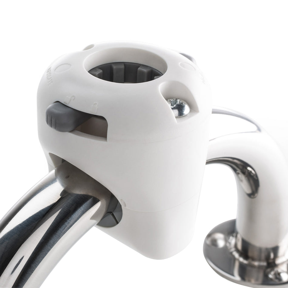Navisafe - Navimount Rail Mount - White w/Screws — Quality Boat Parts