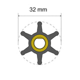 Albin Pump Marine - Premium Impeller - 6 Blade — Quality Boat Parts