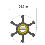 Albin Pump Marine - Premium Impeller - 6 Blade — Quality Boat Parts