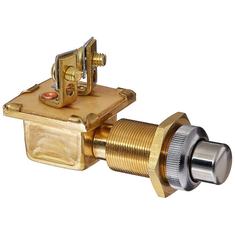 Cole Hersee - Heavy Duty Push Button Switch - Gasket Seal, SPST, Off-On, 2 Screw, 10A — Quality Boat Parts