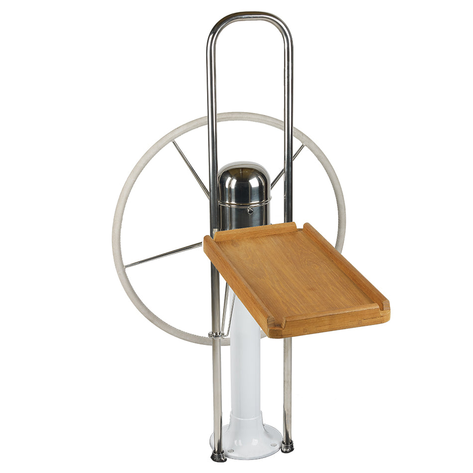 Edson - Luncheon Table - Teak Fold Down, 9-1/2" Guard 1", 1-1/8", 1-1/4" — Quality Boat Parts