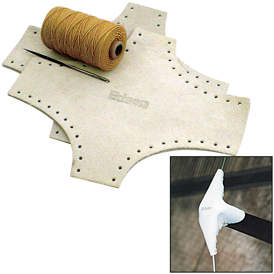 Edson Marine - Leather Spreader Boots Kit - Large — Quality Boat Parts