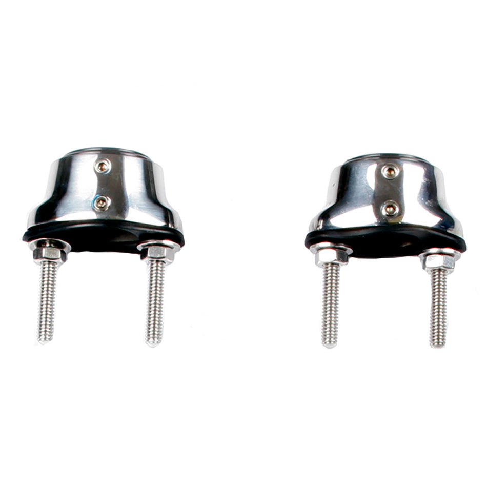 Edson Marine - Pedestal Guard Mounting Feet - Stainless Steel, Pair — Quality Boat Parts