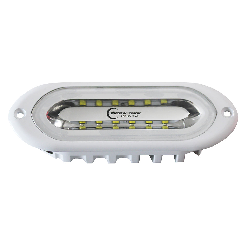 Shadow-Caster - SCM-SL Series Spreader Light - White Housing, Flush Mount, White — Quality Boat Parts