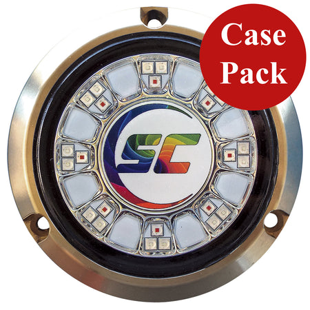 Shadow - Caster SCR-24 Bronze Underwater Light, 24 LEDs, Full Color Changing — Quality Boat Parts