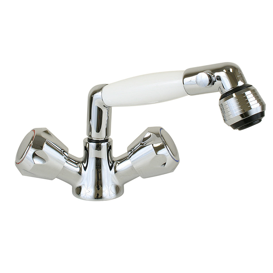 Scandvik - Combo Shower Sprayer - White — Quality Boat Parts