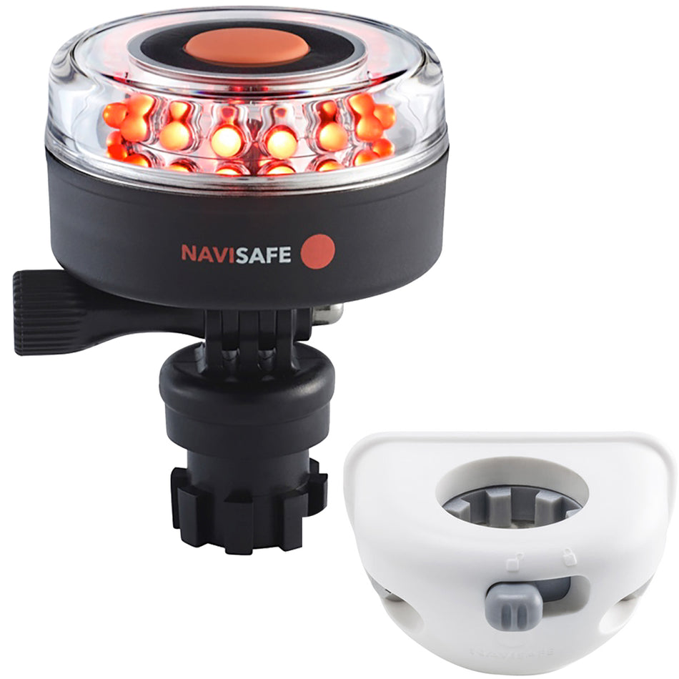 Navisafe - Navilight 360° - 2NM, w/Navimount Base & Vertical Mount, White — Quality Boat Parts
