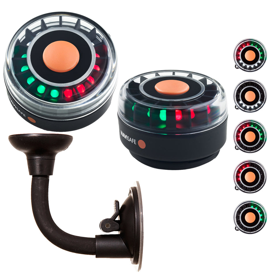 Navisafe - Navilight - 2NM, TriColor, w/Bendable Suction Cup Mount — Quality Boat Parts
