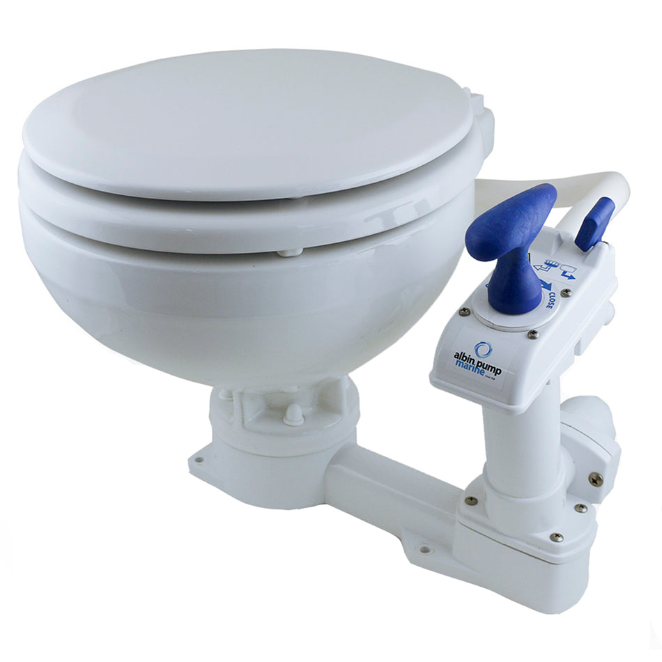 Albin - Marine Toilet Manual Comfort — Quality Boat Parts