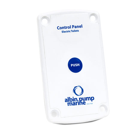 Albin - Marine Control Panel Standard Electric Toilet — Quality Boat Parts