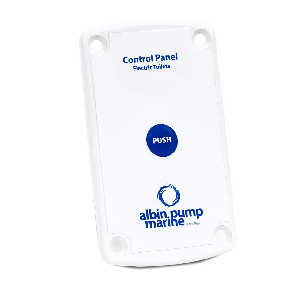 Albin - Marine Control Panel Standard Electric Toilet — Quality Boat Parts