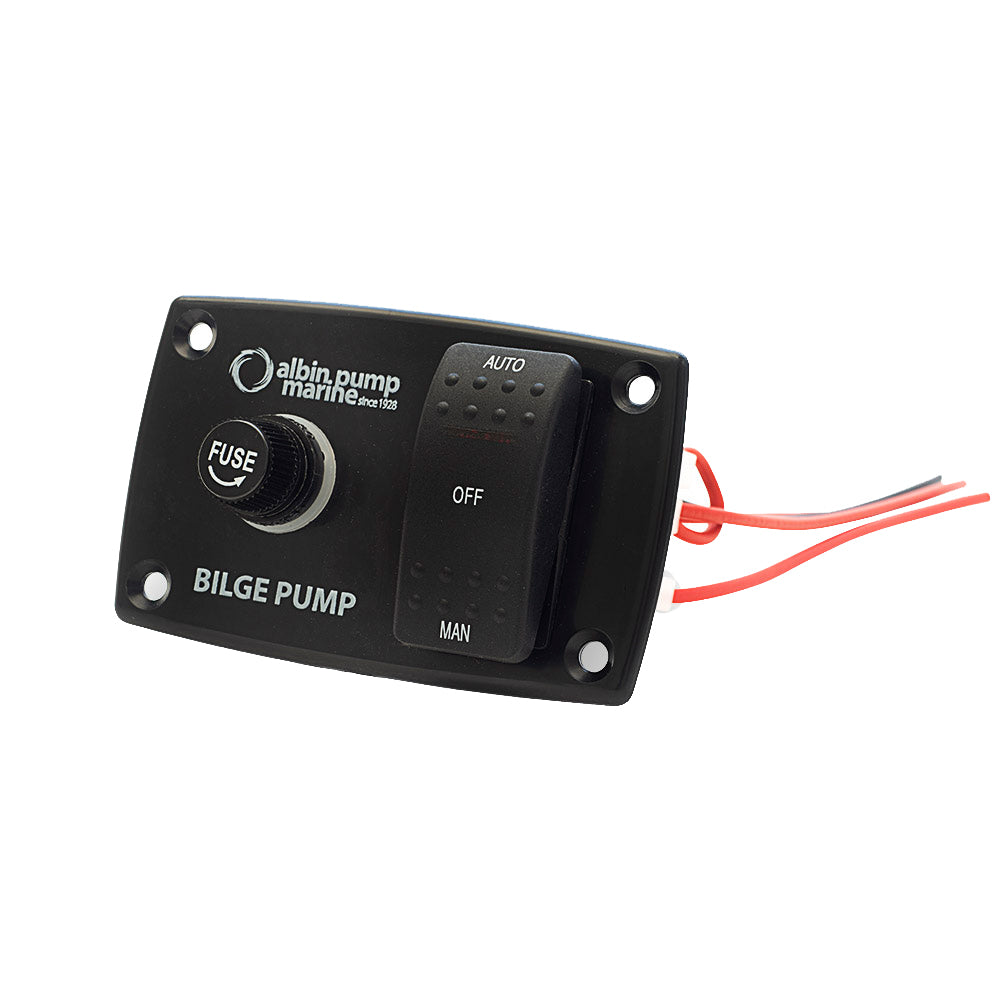 Albin - Bilge Pump Panel - 12/24V, 3-Way — Quality Boat Parts