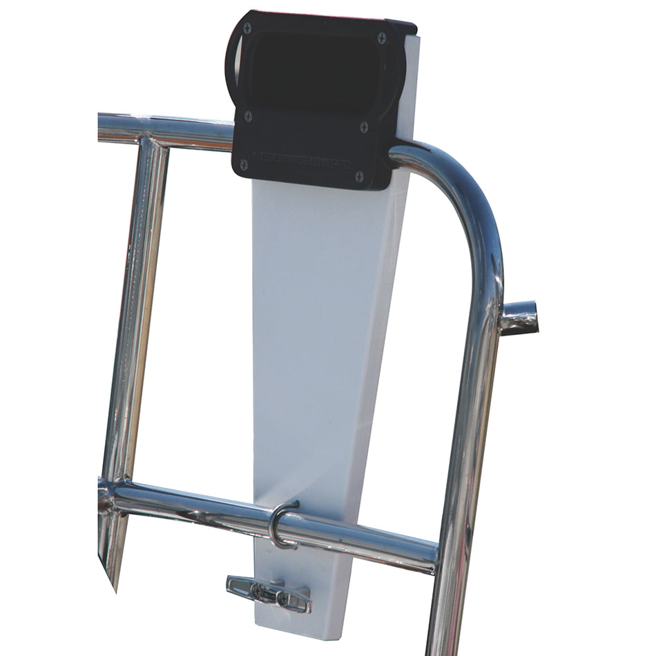 Edson Marine - Stern Rail Outboard Motor Mount - 1-1/4" Railings, Aluminum — Quality Boat Parts