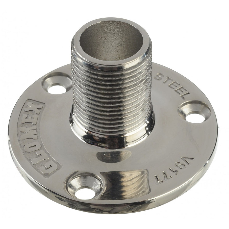Glomex Marine Antennas - Stainless Steel Straight Mount — Quality Boat Parts