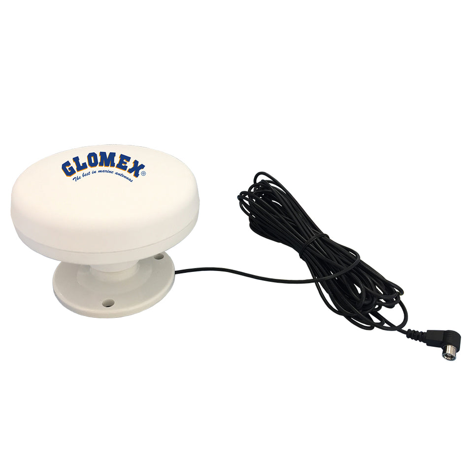 Glomex Marine Antennas - Satellite Radio Antenna - With Mounting Kit — Quality Boat Parts