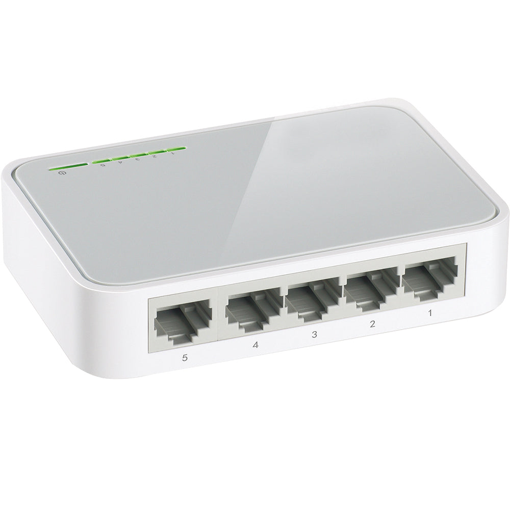 Glomex Marine Antennas - Desktop Switch - 5-Port, 10/100Mbps — Quality Boat Parts