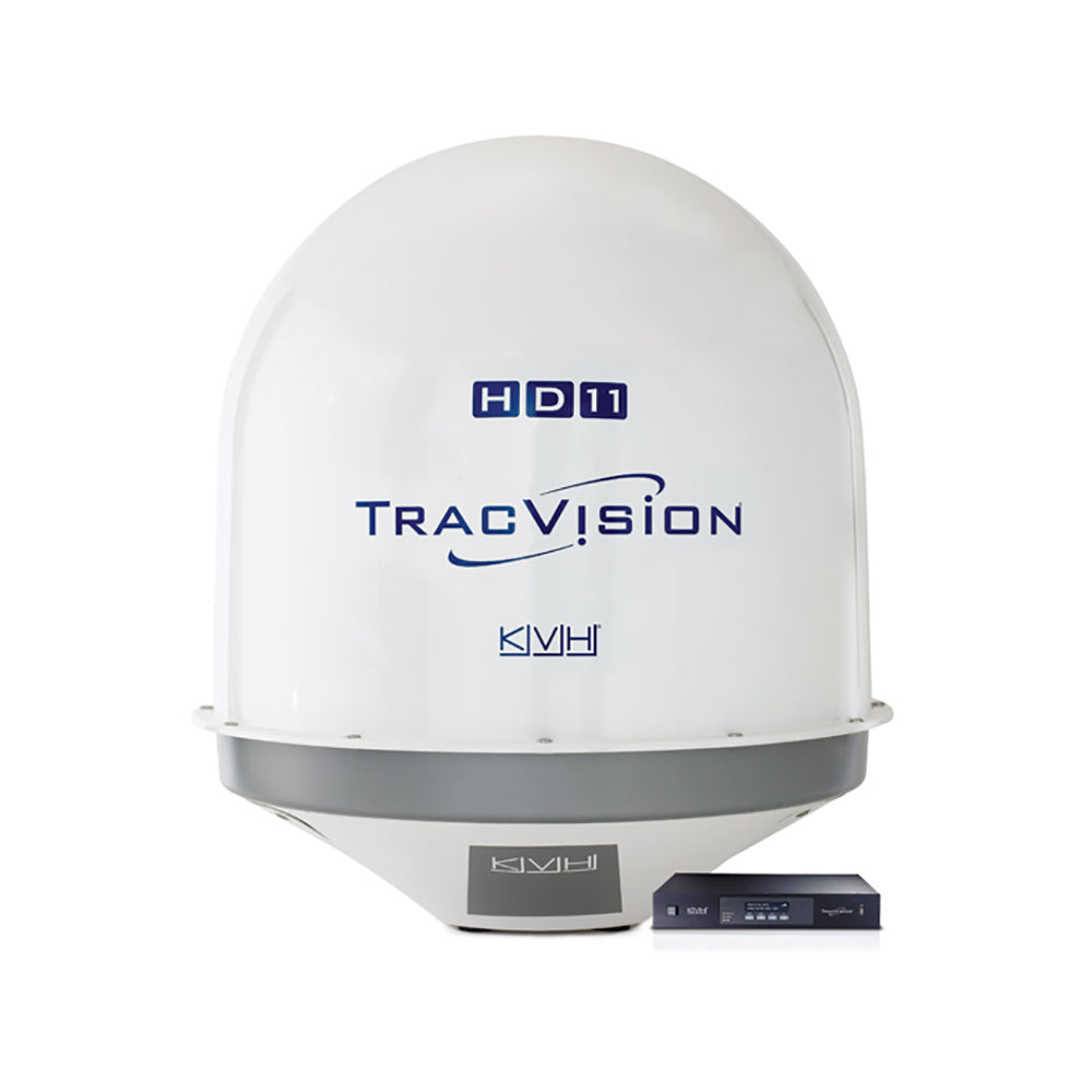 KVH - TracVision HD11 Satellite TV Antenna - With IP Control Unit, World LNB — Quality Boat Parts