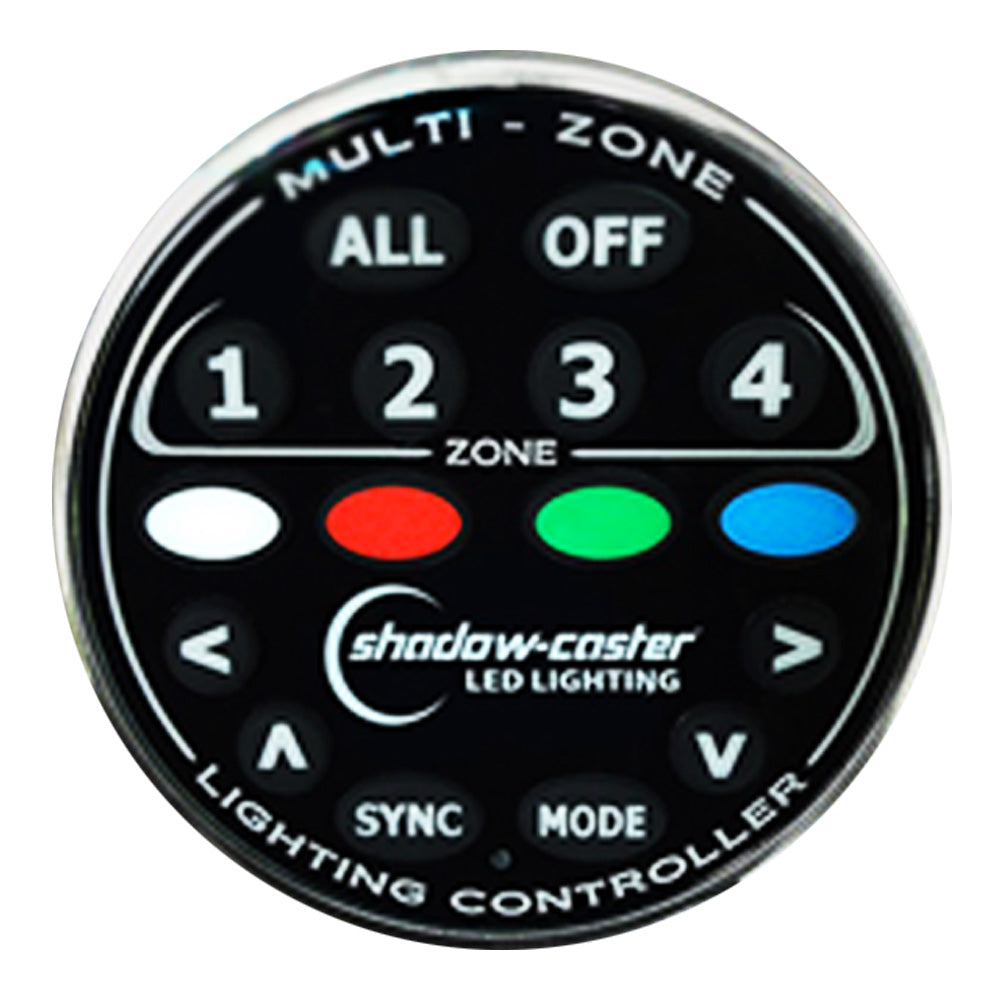 Shadow-Caster - Round Zone Controller - 4 Channel Remote, f/MZ-LC or SCM-LC — Quality Boat Parts