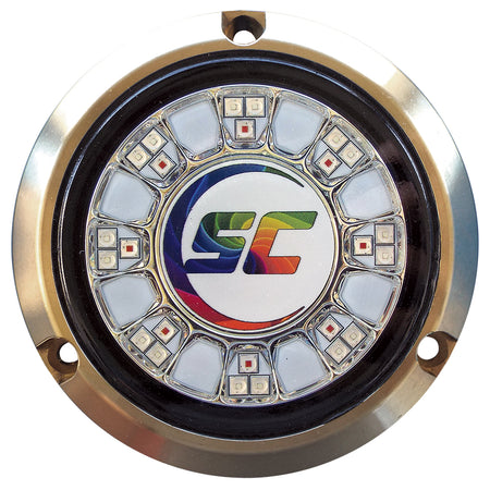 Shadow-Caster - SCR-24 Underwater Light - 24 LEDs, Bronze, Full Color Changing — Quality Boat Parts