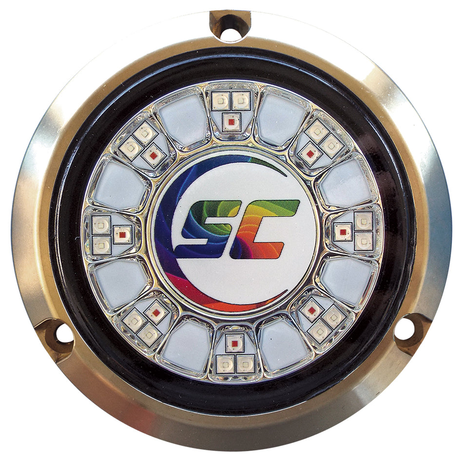 Shadow-Caster - SCR-24 Underwater Light - 24 LEDs, Bronze, Full Color Changing — Quality Boat Parts