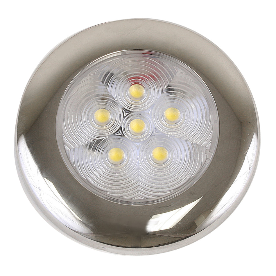 Scandvik - B3 Downlight - Surface Mount, Cool White, SS Trim, IP67, 12/24V — Quality Boat Parts