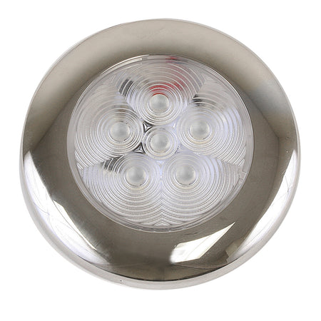 Scandvik - B3 Downlight - Surface Mount, Blue, SS Trim, IP67, 12/24V — Quality Boat Parts