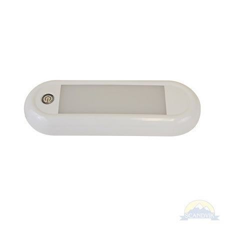 Scandvik - 7" Oval Dome Light - With Switch & Dimming, 12/24V — Quality Boat Parts