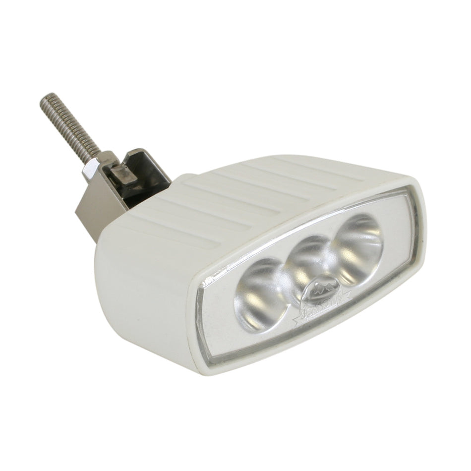 Scandvik Compact Bracket Mount LED Spreader Light - White — Quality Boat Parts
