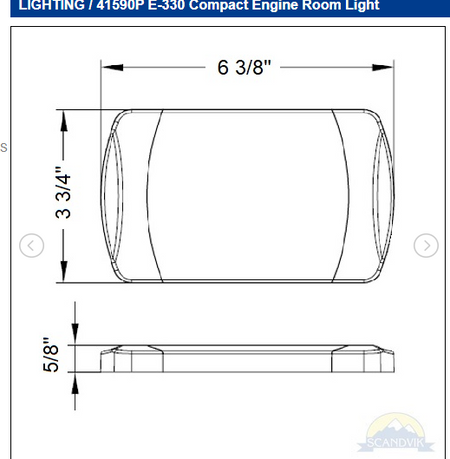 Scandvik - Utility Light, Cool White, 10-30V — Quality Boat Parts