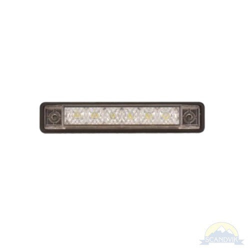 Scandvik - 4" LED Light Strip - White With Gasket, 12V — Quality Boat Parts