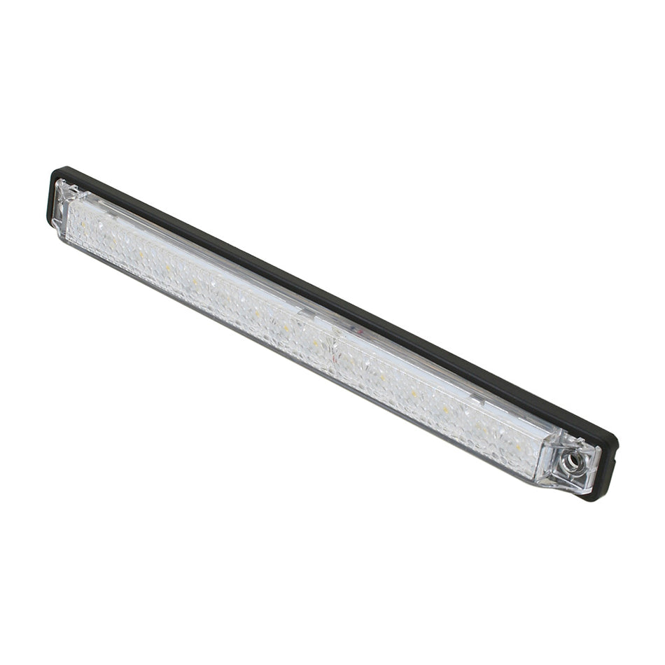 Scandvik - 8" LED Light Strip - White With Gasket, 12V — Quality Boat Parts