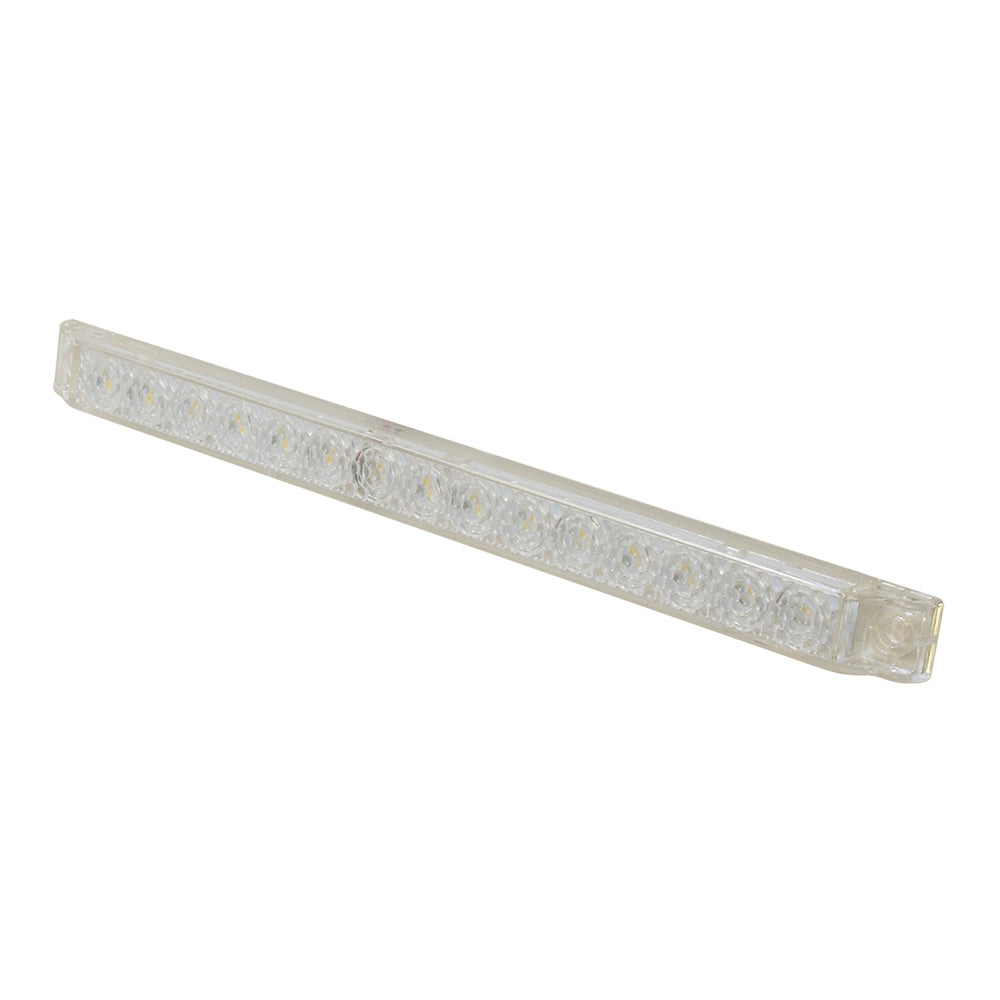 Scandvik - 8" LED Light Strip - White With Gasket, 12V — Quality Boat Parts