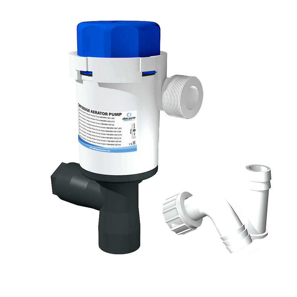 Albin - Twinport Aerator Pump - 12V — Quality Boat Parts