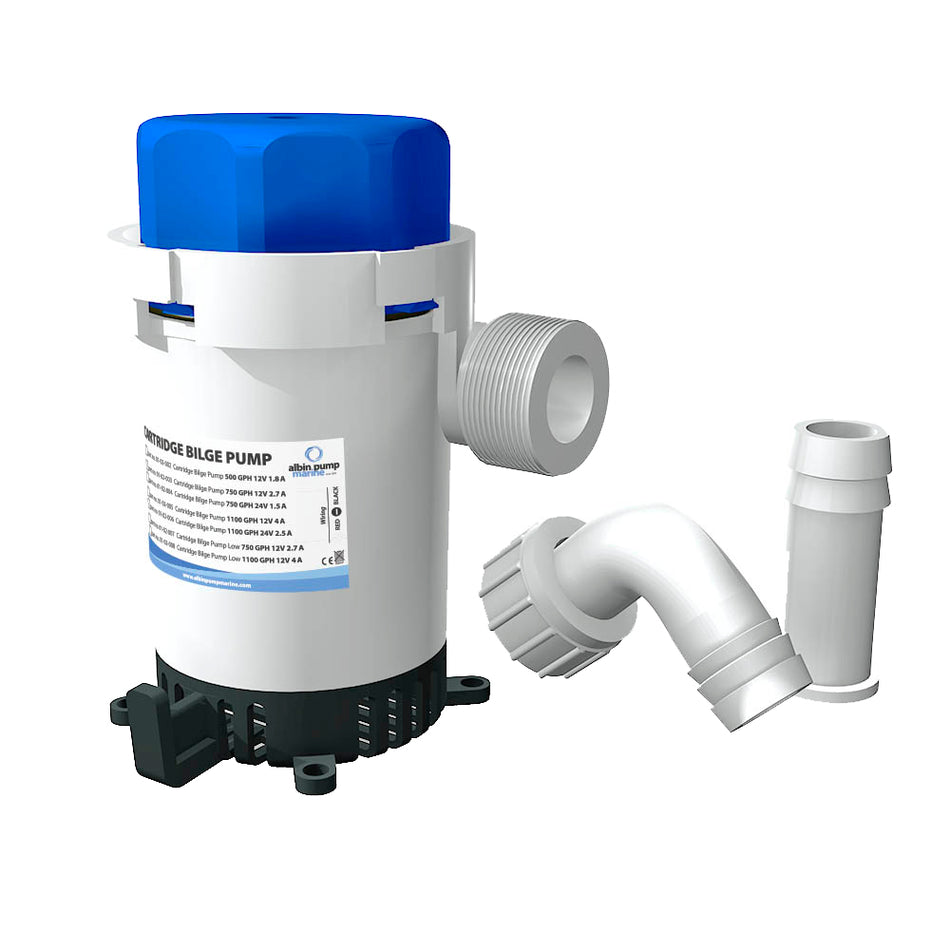 Albin Pump Marine - Cartridge Bilge Pump - 12V — Quality Boat Parts
