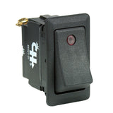 Cole Hersee - Sealed Rocker Switch - Small Round Pilot Lights, SPST On-Off — Quality Boat Parts