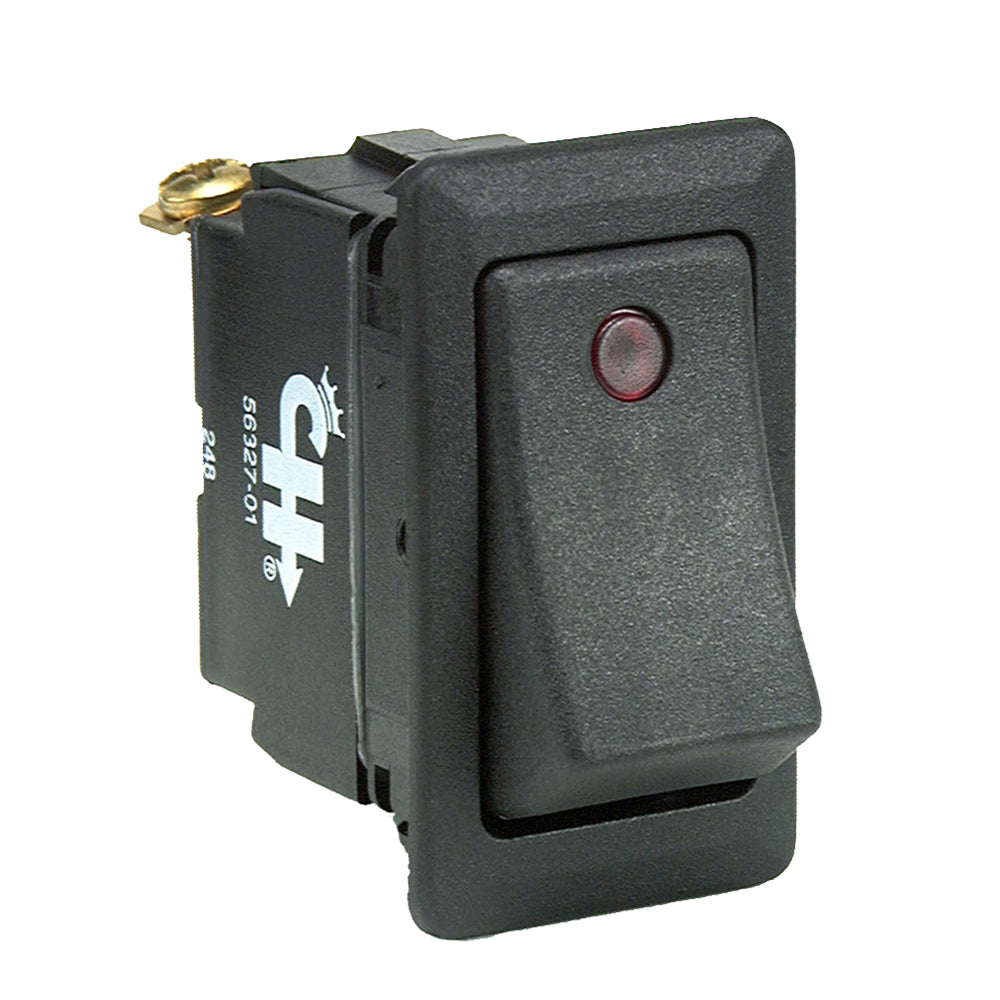Cole Hersee - Sealed Rocker Switch - Small Round Pilot Lights, SPST On-Off — Quality Boat Parts
