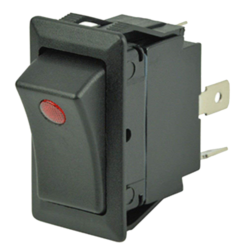 Cole Hersee - Sealed Rocker Switch - Small Round Pilot Lights, SPST On-Off — Quality Boat Parts