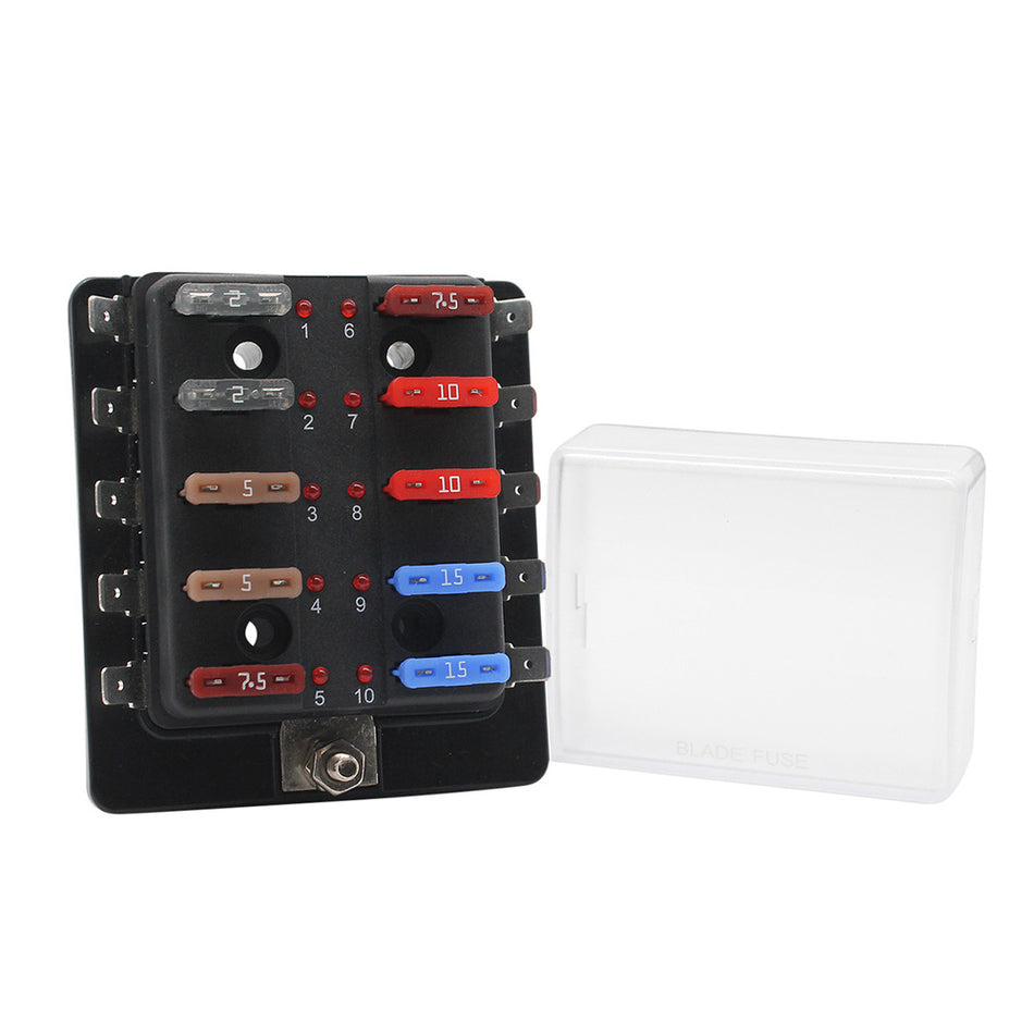 Cole Hersee - Standard Fuse Block - LED Indicators — Quality Boat Parts