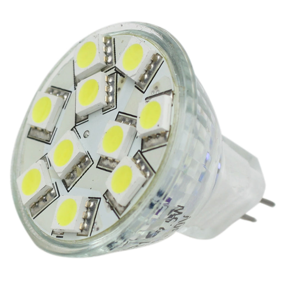 Lunasea - LED Replacement Bulb - MR11, 10-30VDC, 2.2W, 140 Lumens, Warm White — Quality Boat Parts