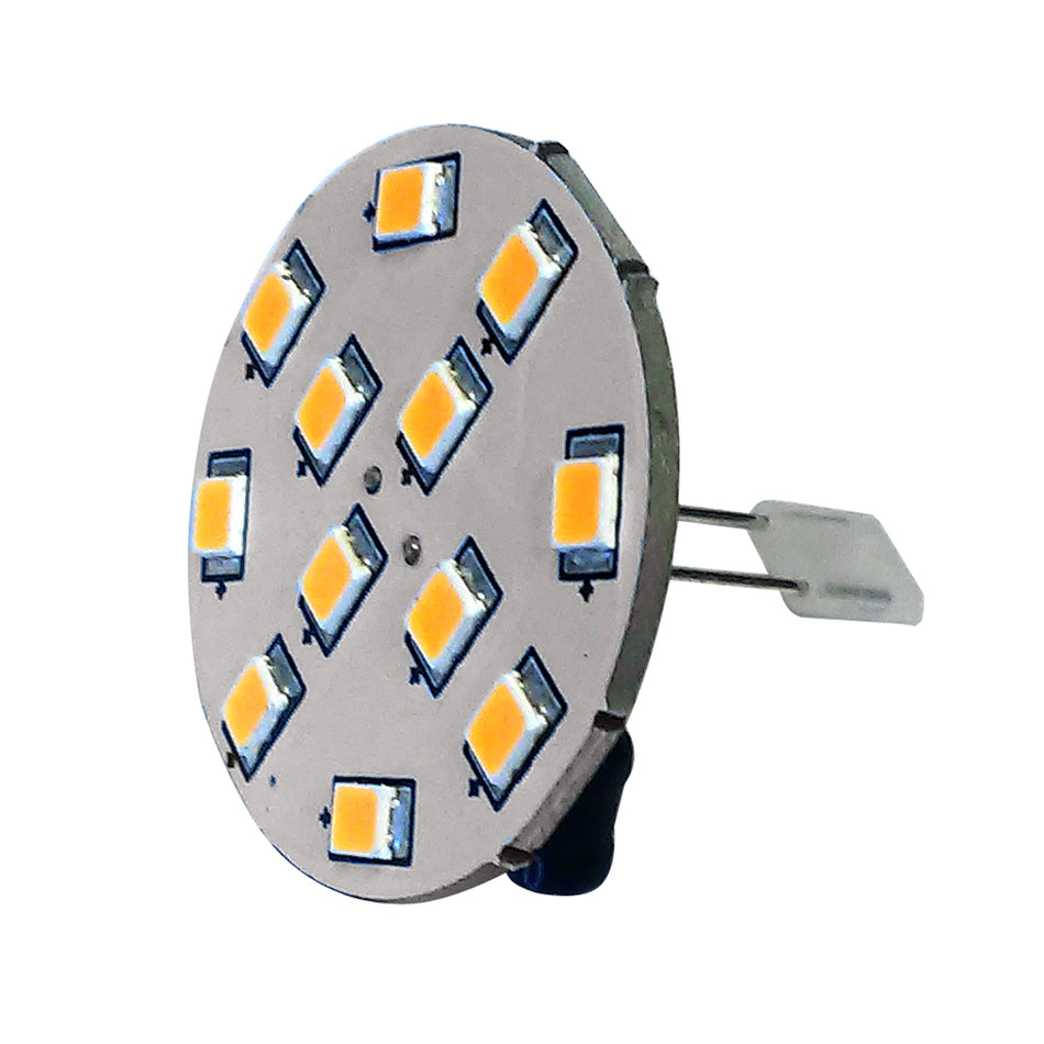 Lunasea - LED Light Replacement Bulb - G4, 10-30VDC, 2W, 140 Lumens, Warm White — Quality Boat Parts