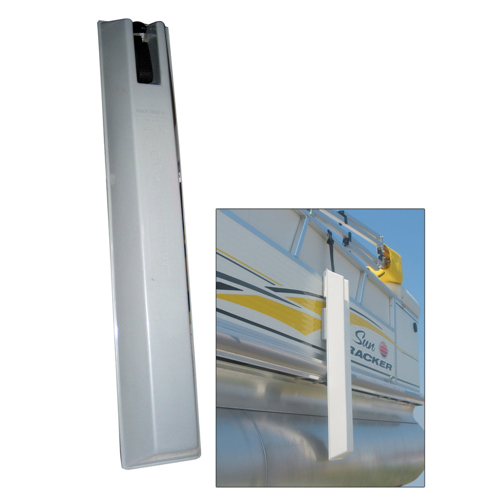 Dock Edge - 36" TOON Pontoon Boat Fender - Grey — Quality Boat Parts