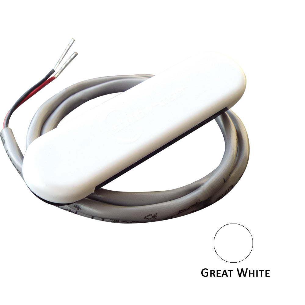 Shadow - Caster Courtesy Light with 2' Lead Wire, White ABS Cover, Great White, 4-Pack — Quality Boat Parts