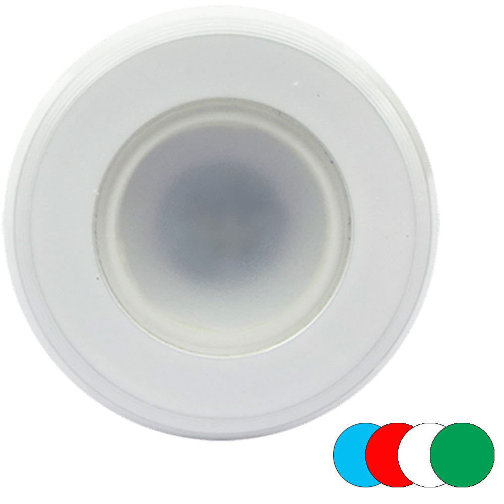 Shadow - Caster Full Color Dimmable Shadow Net Enabled White Powder Coat Finish Down Light — Quality Boat Parts
