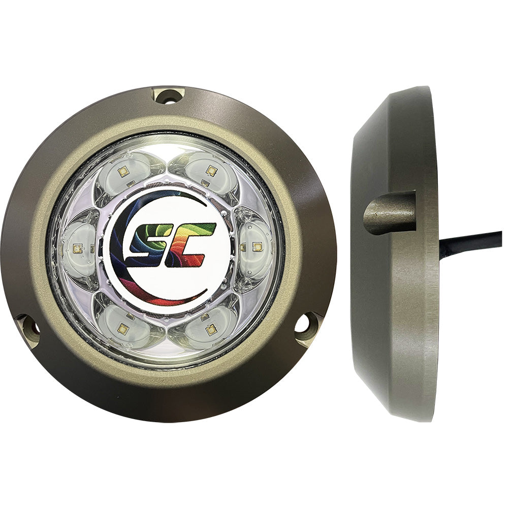 Shadow-Caster - SC3 Series Underwater Light - Full-Color, 12-Color, w/Shadow-NET — Quality Boat Parts